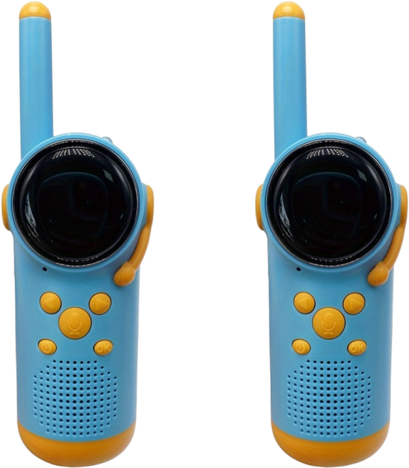 어린이용 워키토키 2개 세트 핑크&블루, 블루+블루, 1개