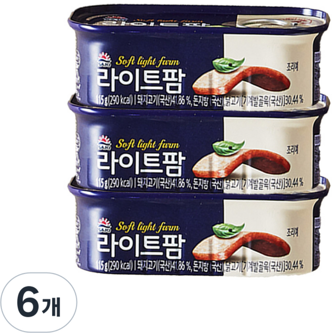 사조 라이트팜, 6개, 115g
