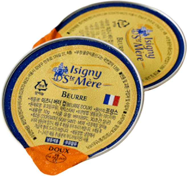 스프레드블 이즈니 무염 포션 버터컵 (12ea), 1세트, 120g