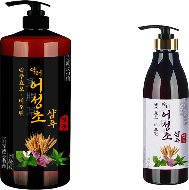 어성초 탈모 샴푸 닥터 어성초 맥주효모 비오틴 1000ml + 500ml, 1개