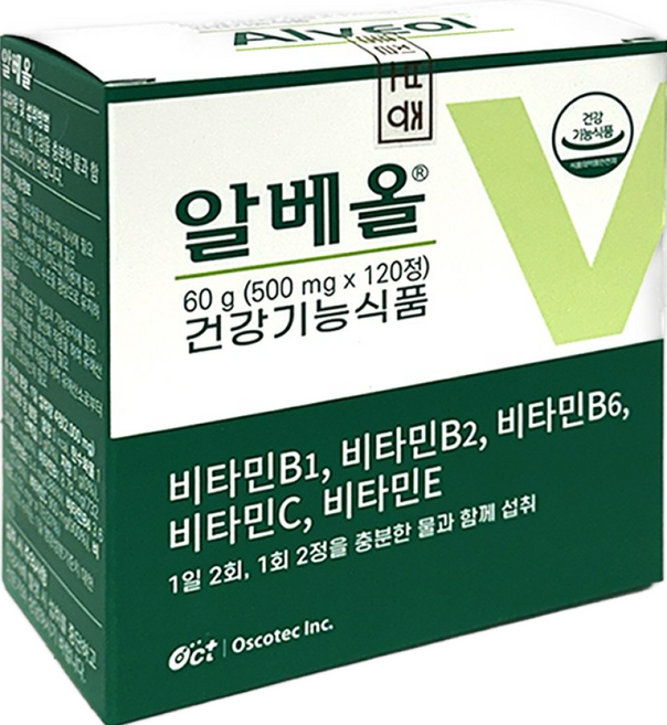 오스코텍 알베올 멀티비타민, 120정, 1개