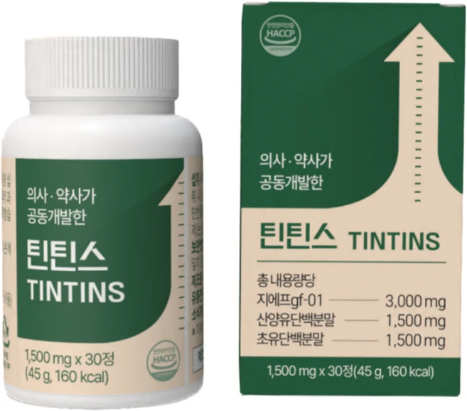 틴틴스 마인프로웰 성장기청소년 영양제, 4박스, 30정 - 쿠팡