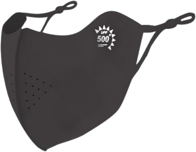 Velon 쿨링 자외선차단 마스크 등산 스포츠, 진한 그레이, 1개