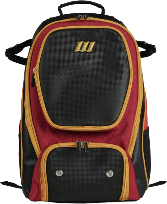 모리모토 VVIP 더블업 야구가방 백팩 M사이즈, 1개, 블랙레드