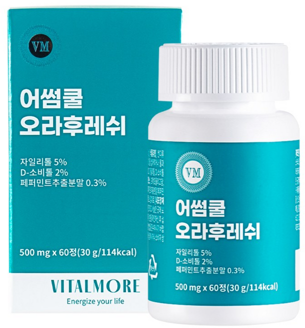 어썸쿨 구강유산균 오라후레쉬 입냄새제거 구취개선 특허유산균, 3박스, 60정