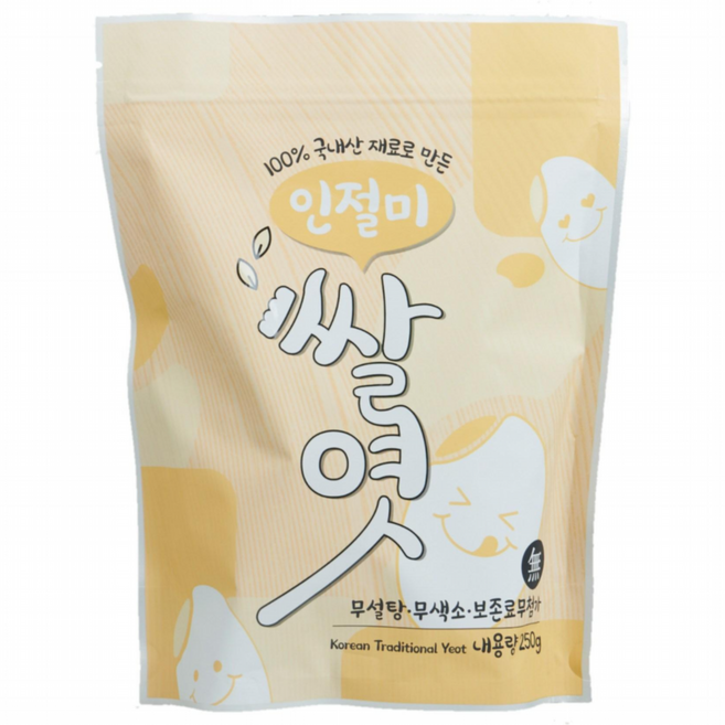 장수식품 인절미쌀엿, 250g, 1개