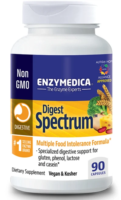 엔자이메디카 다이제스트 스펙트럼 캡슐 글루텐 프리 비건, 1개, 90정 - 쿠팡
