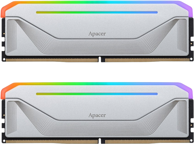 Apacer DDR5-6000 CL38 NOX RGB SILVER 패키지 (32GB(16Gx2))