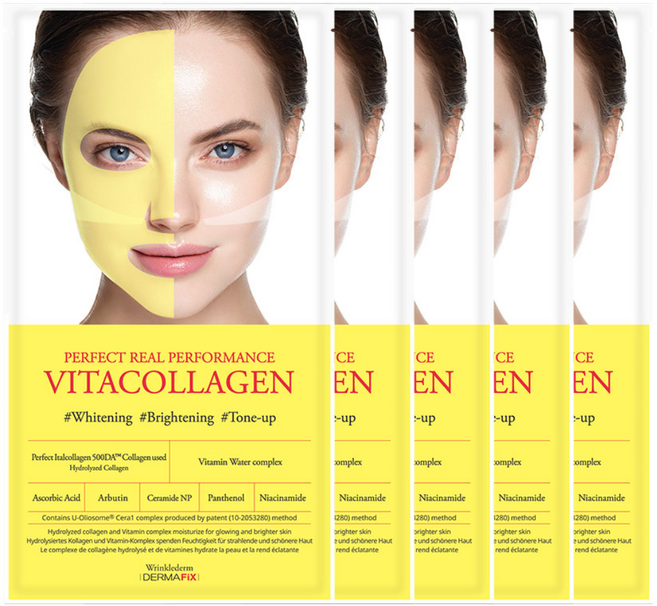 더마픽스 퍼펙트 리얼 퍼포먼스 비타콜라겐 마스크, 5개입, 1개