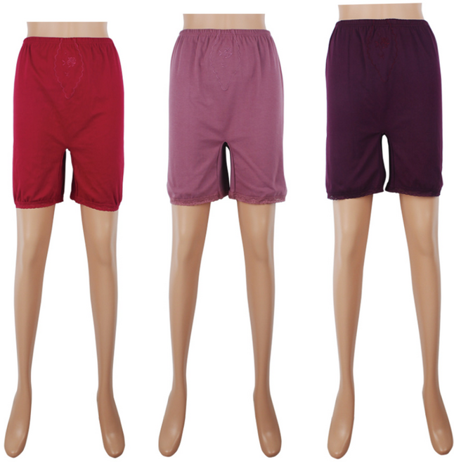 콩이스토어 7부 면스판 빅사이즈 할머니 속바지 2매