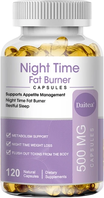 나이트 팻 버너 - 밤에 체중 감량 해독 촉진 식욕 조절 신진대사 해독 체내 독소 제거 수면의 질 향상, 2개, 120정 - 쿠팡