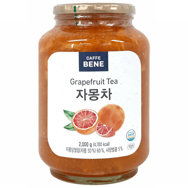 카페베네 과일청 자몽차, 1개, 1개, 2kg