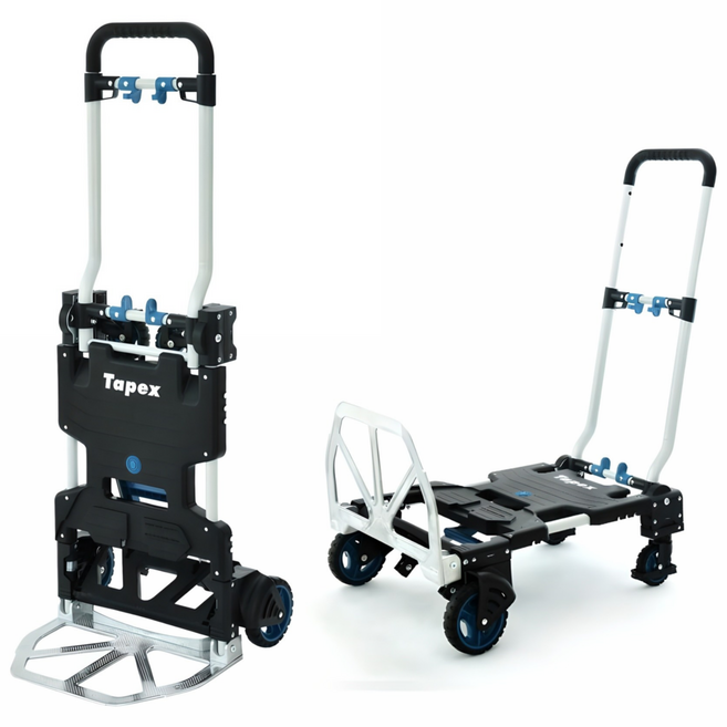 테이팩스 접이식 이지데이핸드트럭 2in1 120kg, 기본, 1개