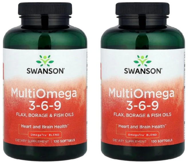 1+1 스완슨 멀티오메가3-6-9 소프트젤120정 피쉬오일 fishoil 생선오일 오메가쓰리, 120정, 2개 - 쿠팡