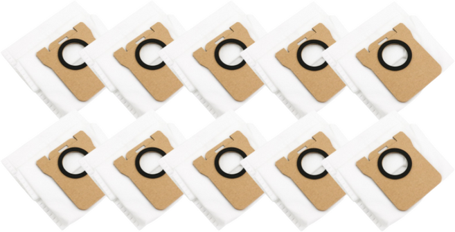 퓨어퍼스트 샤오미 로봇청소기 X10+ X20+ 드리미 L10s Ultra L20 Ultra 먼지봉투 호환, 10개, dustbag