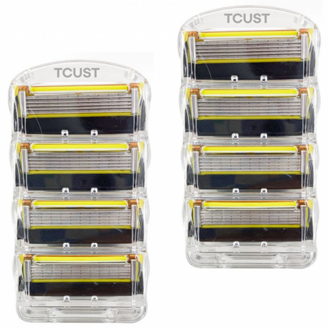 티커스트 면도날 질레트 프로쉴드 옐로우 호환, 8개입, 2세트