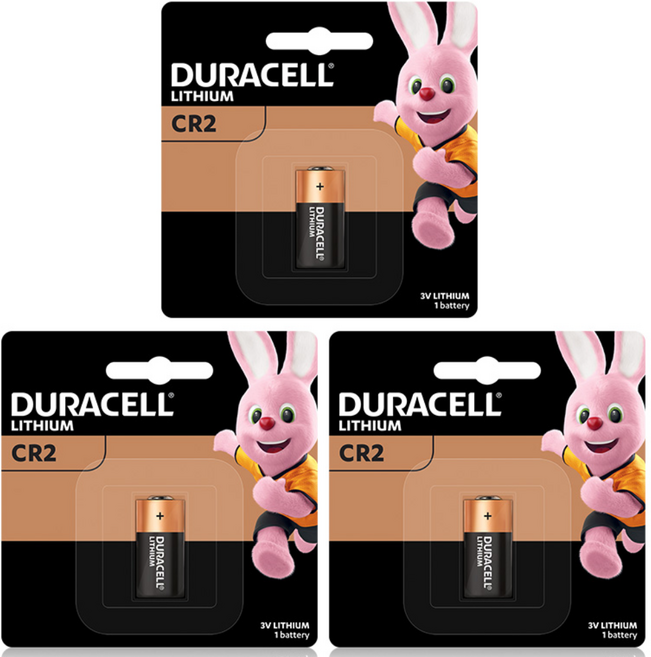 듀라셀 리튬 특수건전지 CR2, 3개입, 1개