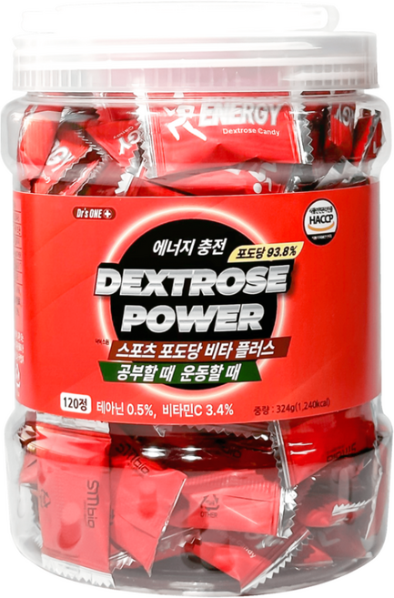 닥터스원 스포츠 포도당 비타 플러스 캔디, 324g, 1개