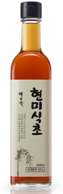 해바랑 수진원 전통 재래식 현미식초 420ml, 1개
