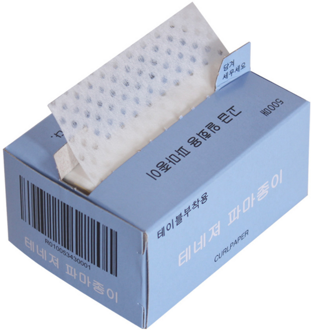 테네져 일회용 파마종이 500p, 1개