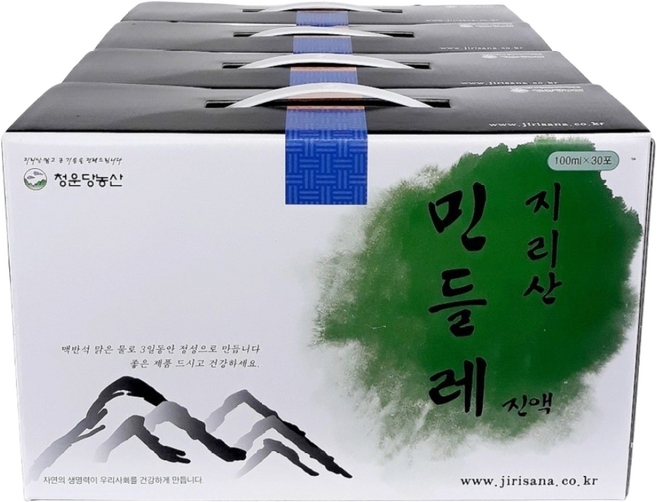 청운당농산 지리산 흰민들레즙 3+1 하얀민들레 차 진액, 120개, 100ml