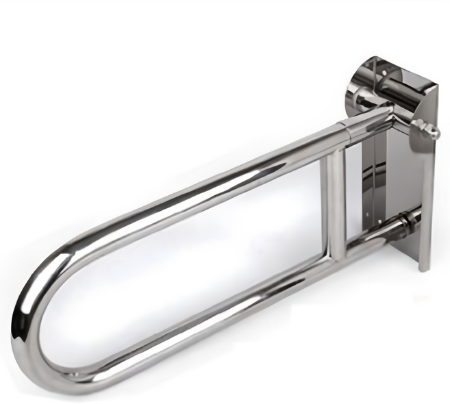 SUS-장애인손잡이/양변기 배변기 세면기 스텐 상하가동식 손잡이, 1개