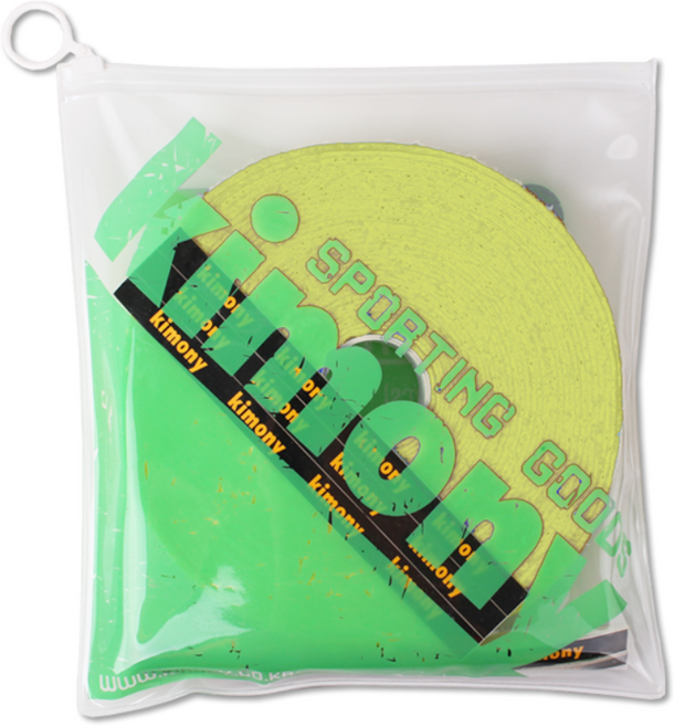 키모니 극세사 타월그립 15개입 KGT148 배드민턴그립, 옐로우