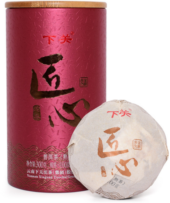 하관차창 보이차 2020년 장심타차 숙 300g (100g x 3), 1개입, 100g, 3개