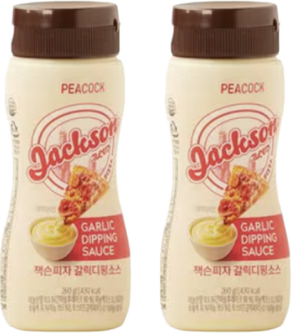피코크 잭슨피자 갈릭디핑소스, 2개, 260g