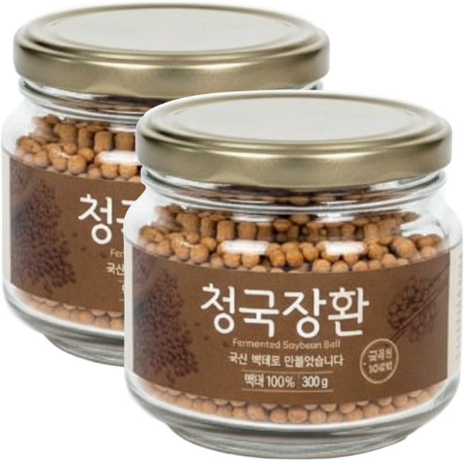 국내산 백태 청국장환 300g, 2개