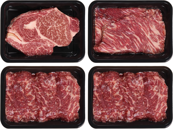 [NH순한한우] 1++등급 한우 구이정육 혼합선물세트 3호 1.2kg (등심국거리불고기불고기), 1개