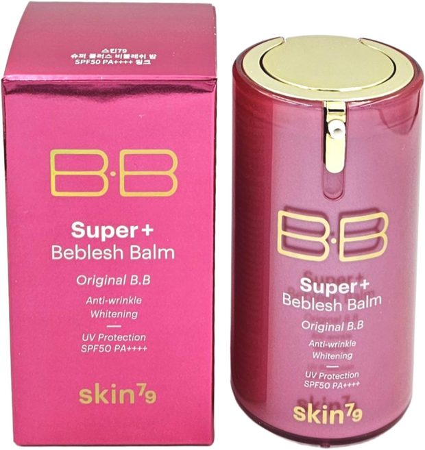 스킨79 슈퍼 플러스 비블레쉬 밤 (SPF50/PA++) 40ml 핑크 비비, free, 1개