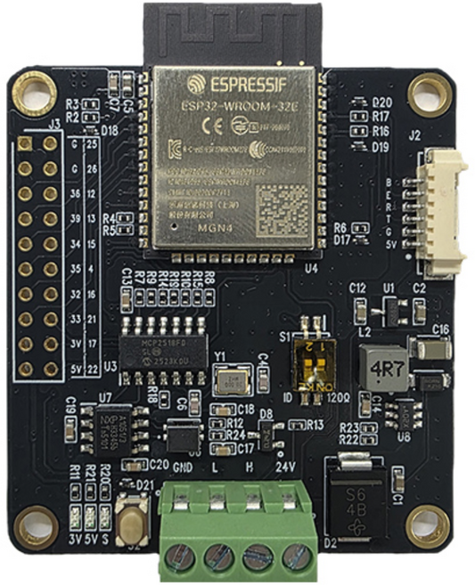 ESP32 CLASSIC FD-CAN 개발보드, 1개, 24V 내장안테나 개발자패키지