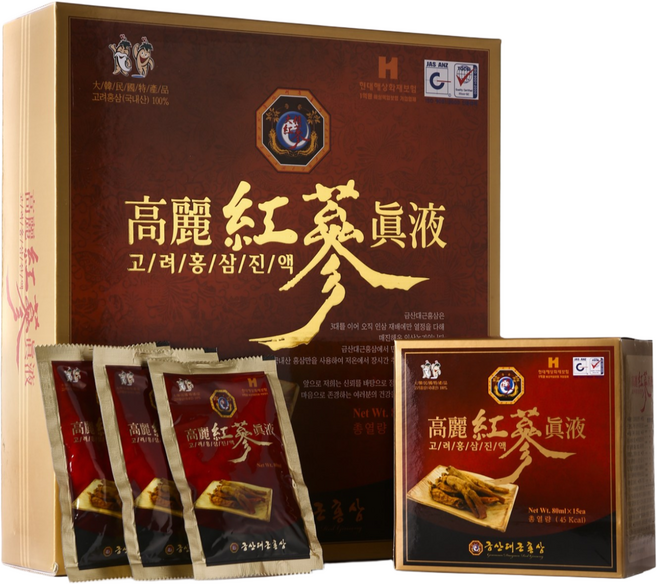 홍삼으로만 만든 홍삼음료 - 고려홍삼진액 60포 / 30포 HACCP인증 금산에서 직접 만든 홍삼을 숙성시켜 만든 홍삼 100% 홍삼액 건강선물, 1개