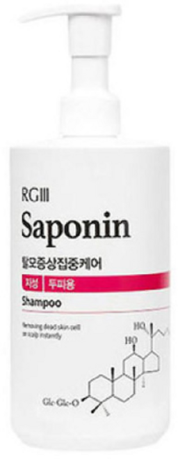 알지쓰리 지성두피용 사포닌 샴푸, 500ml, 1개