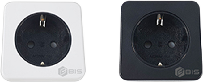 BIS-W401 빌트인 유선 사각 1구 매립콘센트 소켓, BIS-W401화이트