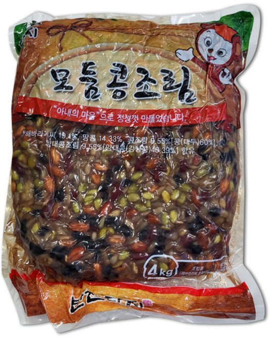 해품 반찬단지 모듬콩조림 4kg, 1개