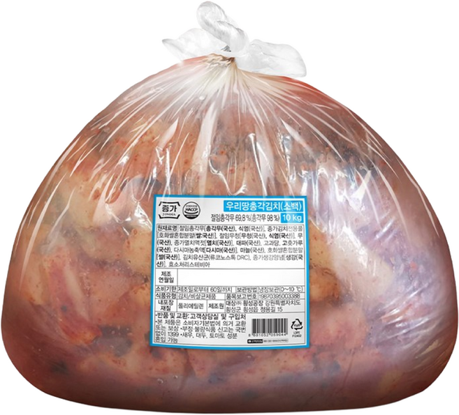종가 총각김치 10kg 외식, 1개