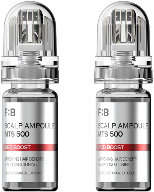 포뷰트 마이크로 두피 부스트 앰플 500 레드샷, 2개, 10ml