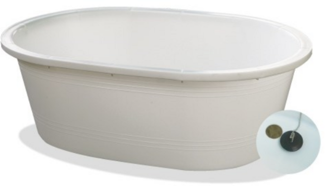 다라이몰 이동식 반신욕조 스파 사우나 1인욕조기, 1개, 화이트