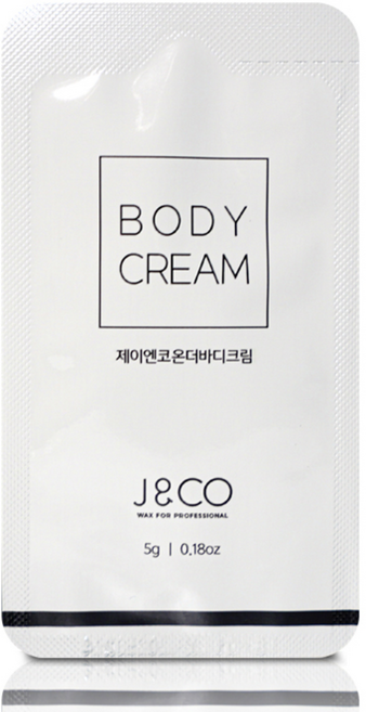 대용량 제이앤코 온더바디 크림 파우치형 일회용 휴대용, 100개, 5g