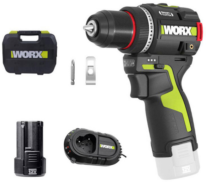 웍스 WU135 2.5싱글 스마트클러치 충전 드릴 드라이버 무선 WORX 너구리해외쇼핑