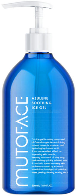 뮤토페이스 피부과 대용량 알로에베라 아줄렌 아이스수딩젤 500ml 수분보습 레이저/필링/면도 후, 1개