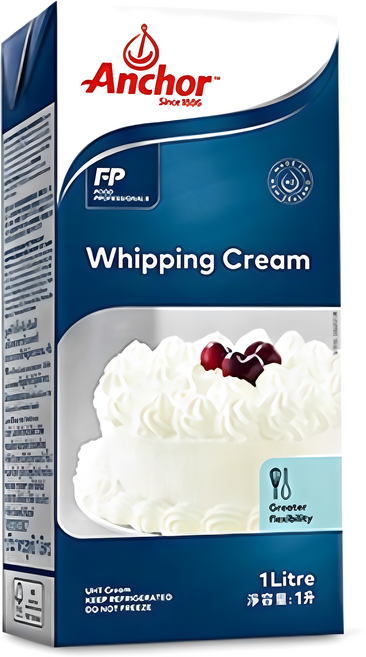 앵커 동물성 휘핑크림, 2개, 1L