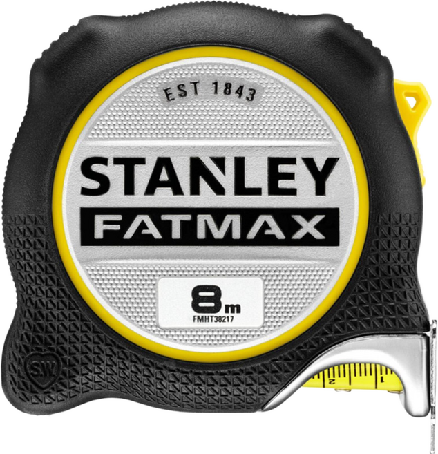 스탠리 FMHT38217-0 FatMax 익스트림 줄자 8M 핑거스탑기능 특대형후크 8mx32mm