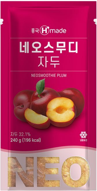 흥국 네오 스무디 자두, 30팩, 240g