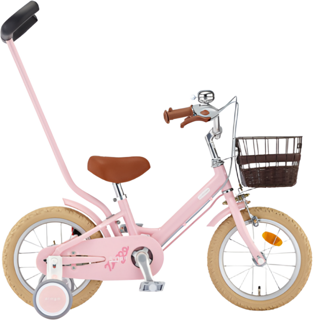 2026 삼천리자전거 딩고 14인치 아동용 보조바퀴 자전거, 1개, 99cm, 라이트핑크