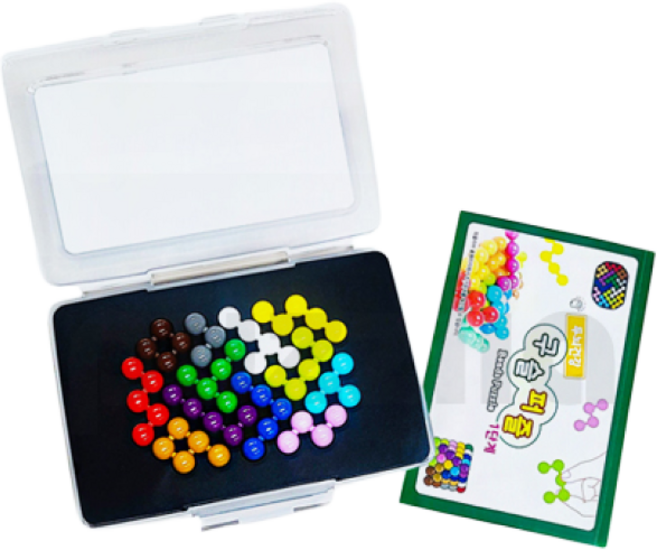 [퍼즐리아 기획상품] 두뇌건강 구슬퍼즐 1단계 (추천대상 : 유아 유치 노인), 1개