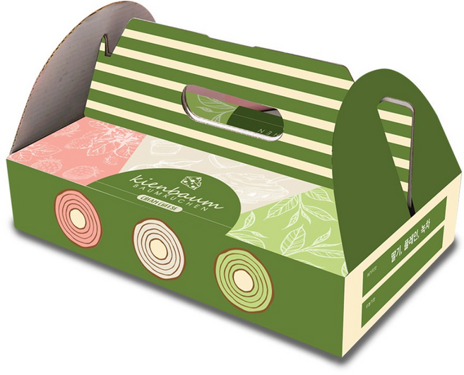 독일정통 수제 크림치즈바움쿠헨 (그린) (25g x 12개입), 12개, 25g