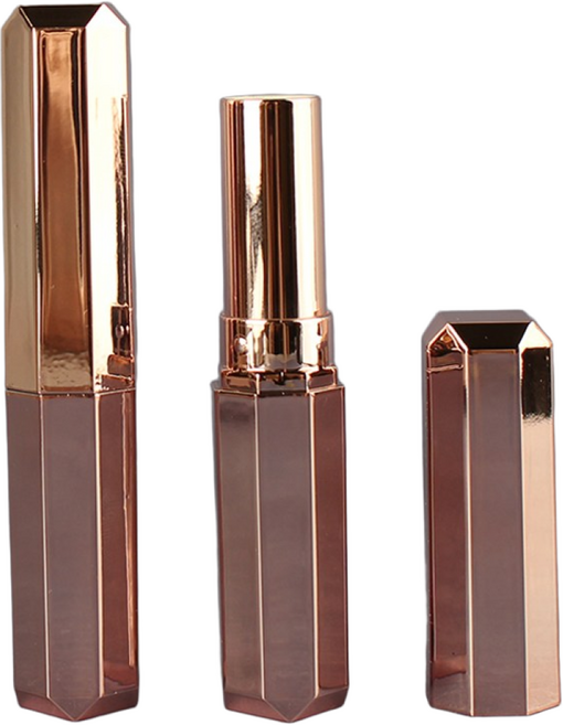 립밤 용기 스틱형 립스틱 케이스 연고 고체 향수 포포라운지 diy 공병, 1개, 유광로즈골드